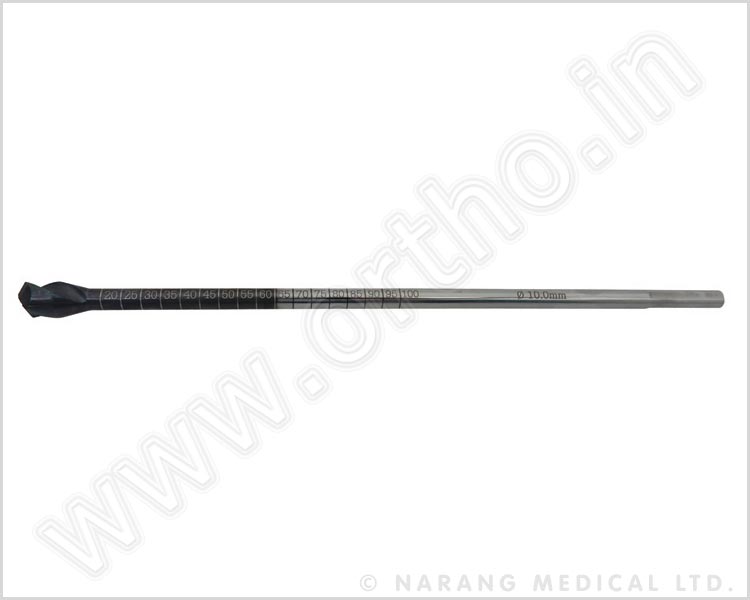 600.09-10 -  Cannulated Femoral Flowertip Reamer, Dia.10.0mm