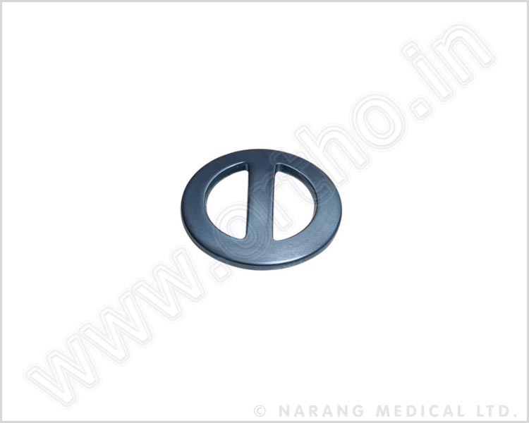 Suture Washer - D Hole Titanium