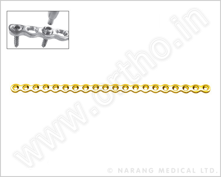 Reconstruction Safety Lock Plate 2.7 - Round Holes