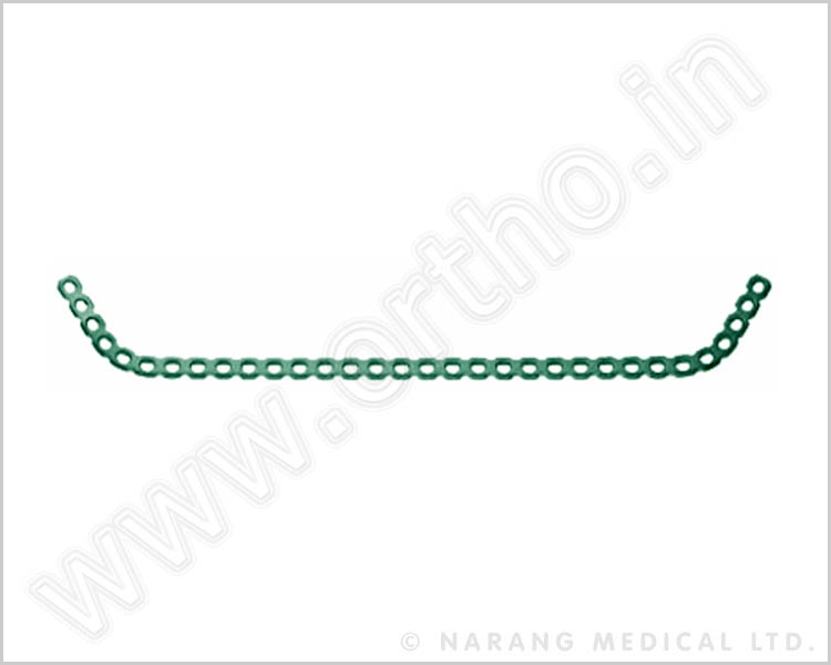 150° Double Angled Plate 2.5 - Round Holes