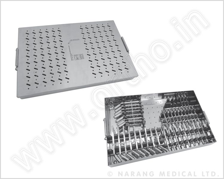 AS111 DHS/DCS Plate Implants Set, S.S.
