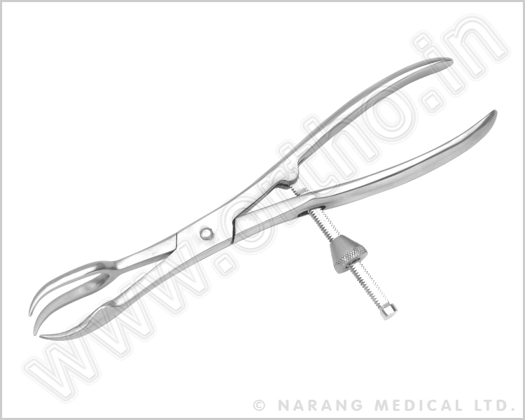 Patella Bone Holding Forceps, Three Prong