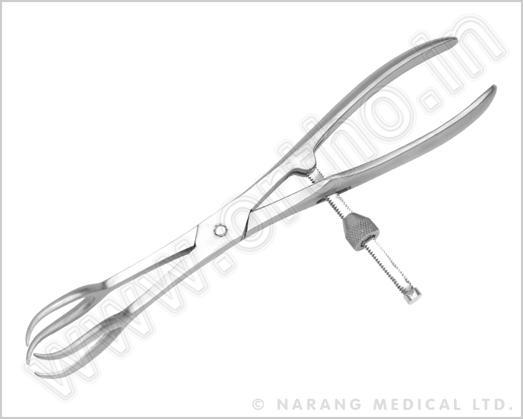 Patella Bone Holding Forceps, Four Prong