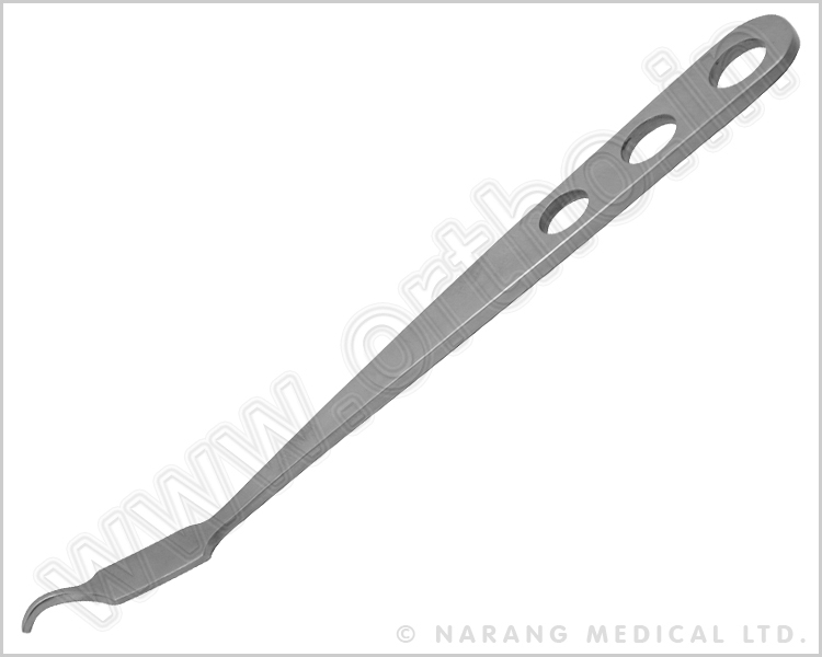 379.025 - Hohmann Retractor 8mm Wide, Short Narrow Tip, Length 240mm