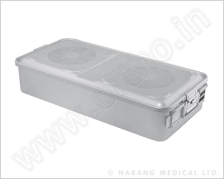 Sterilization Aluminium Container, Standard Modal, Full Size