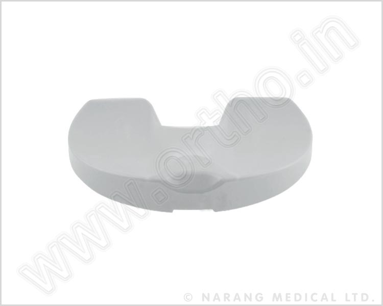 Tibial Insert (C/R) (Cruciate Retaning) (Hyperflex) (Uhmwpe) - (Fixed)