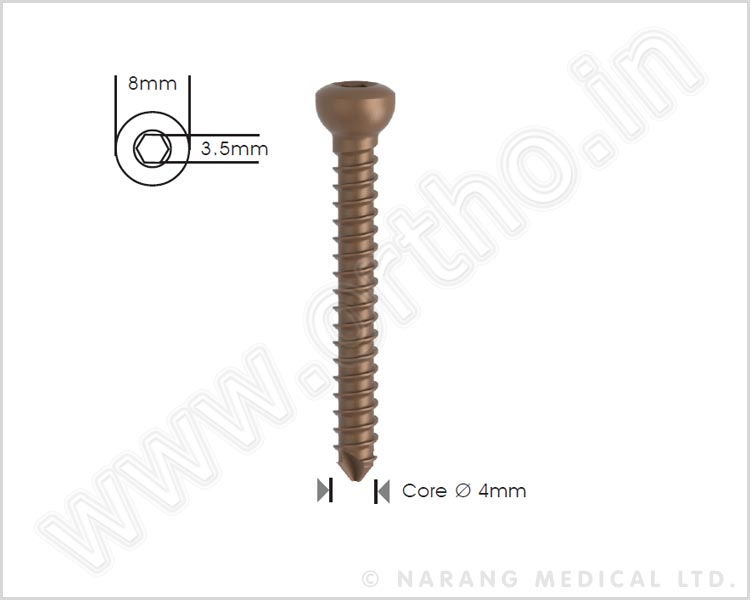 Locking Bolt, Ø 4.5mm (Self Tapping)