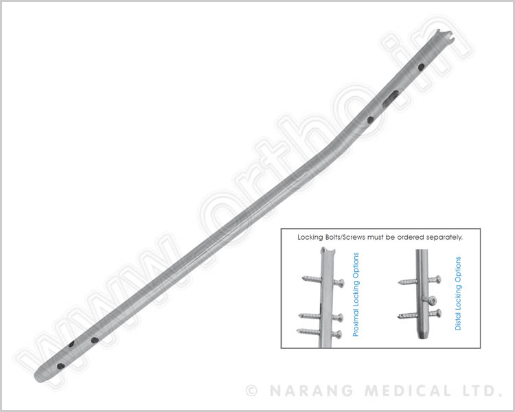 Easy Universal Tibial Nail Long Bend - Standard Distal Holes