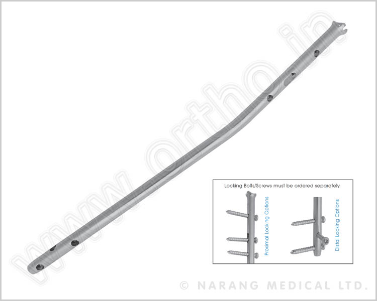 Easy Universal Tibial Nail Long Bend - Short Distal Holes