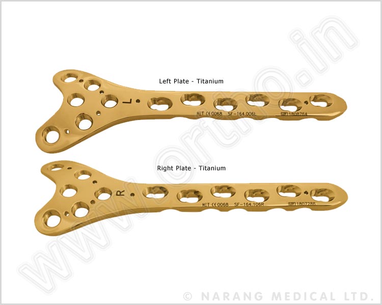 Condylar Femoral Safety Lock Plate 4.5/5.0/6.5