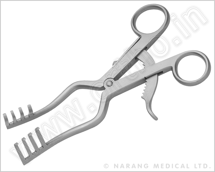 Mini Self Retaining Retractor for Metacarpals, SS