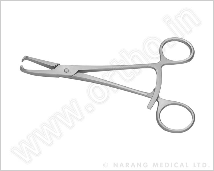 Mini Plate Holding Forceps, SS