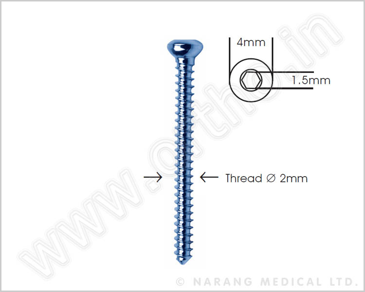 Cortex Screw Ø 2.0mm