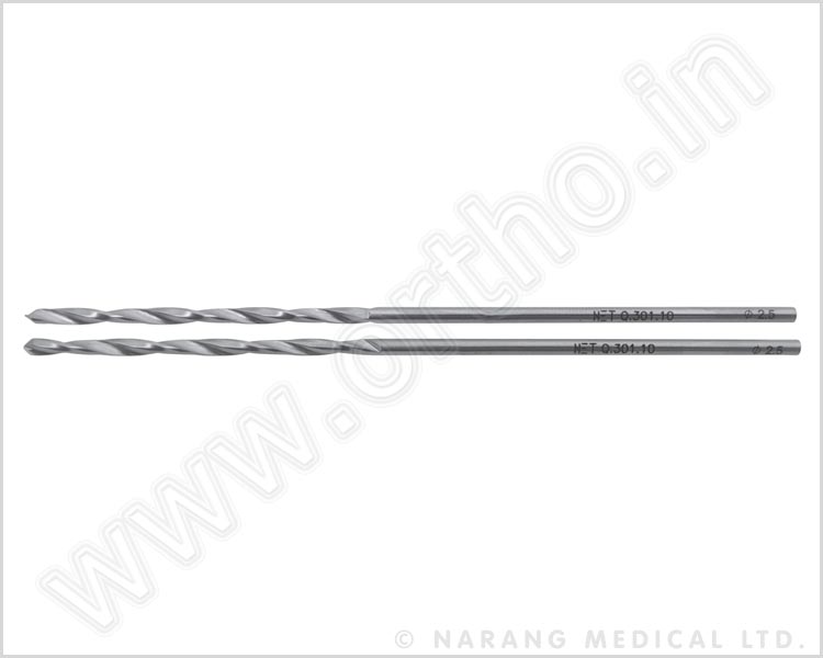 Q.301.10 - Drill bit ÿ2.5mm, for Cortical Screw 3.5mm