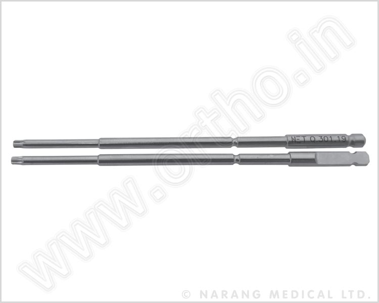 Q.301.19 - screwdriver Rod star shape, for Radius Screw