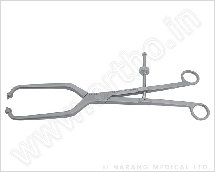 Q.302.01  -  Pelvice Reduction Forcep 280mm