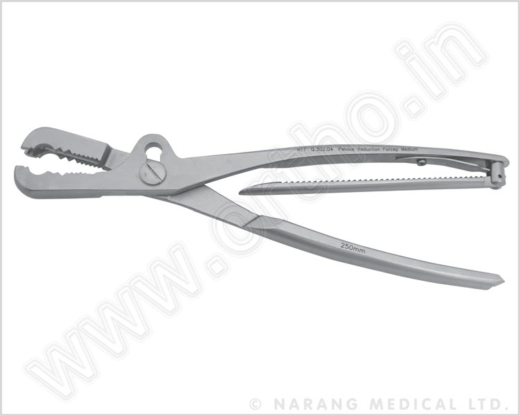 Q.302.04 - Pelvice Reduction Forcep Medium 250mm