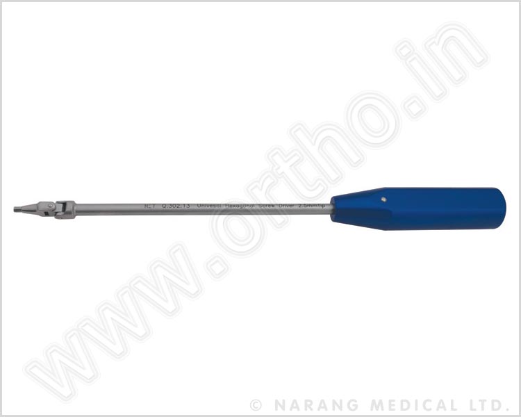 Q.302.13 - Universal Hexagonal Screwdriver 2.5mm Tip