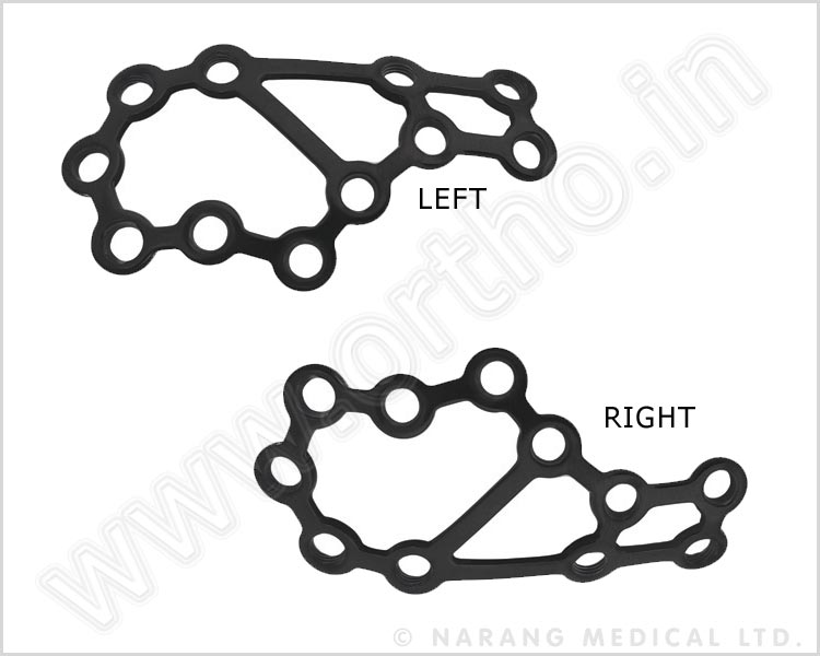 Calcaneous Anatomic Safety Lock Plate 3.5 Left & Right