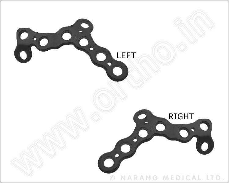 Calcaneous Combined Safety Lock Plate 3.5 Left & Right