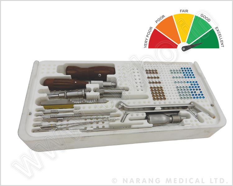 Instruments Set For Variable Angle Radius Plates