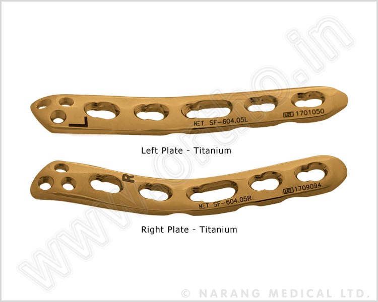 Medial Distal Humerus Safety Lock Plate 2.7/3.5