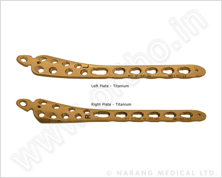 Medial Distal Tibia Safety Lock Plate 3.5 with Tab