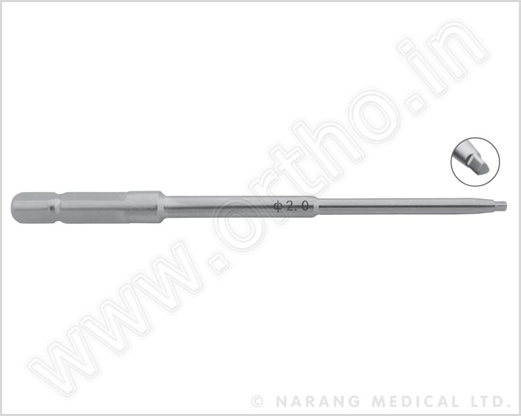 Triangular Screwdriver Shaft 2.0mm