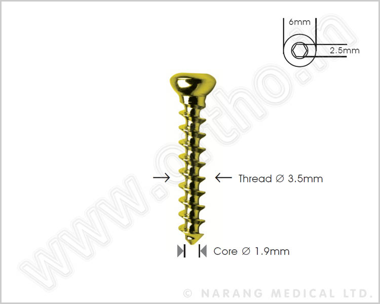 Cancellous Bone Screw Ø 3.5mm