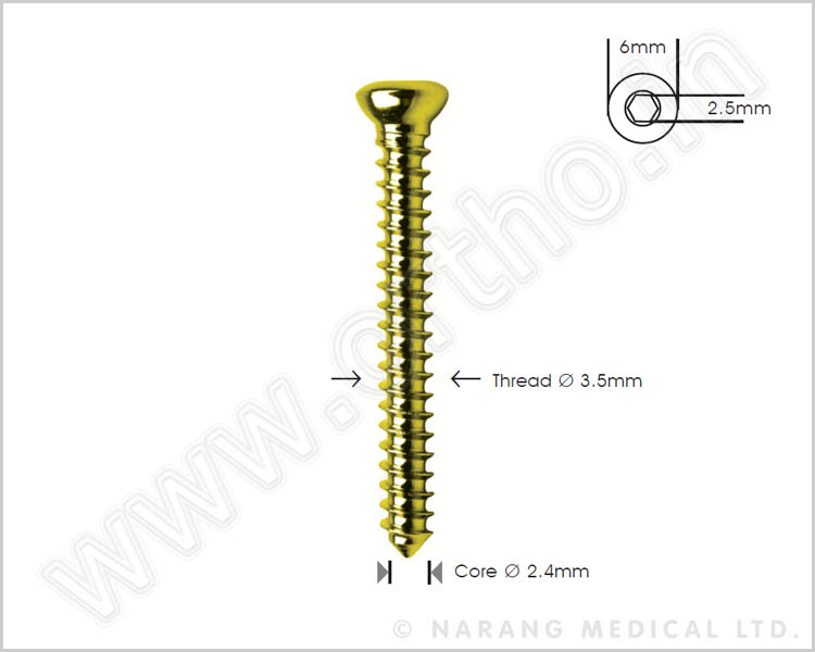 Cortex Screw Ø 3.5mm