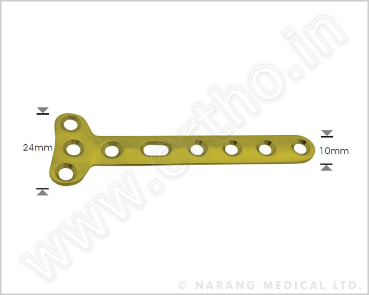 T-Plate 3.5, Right Angled (3 Head Holes