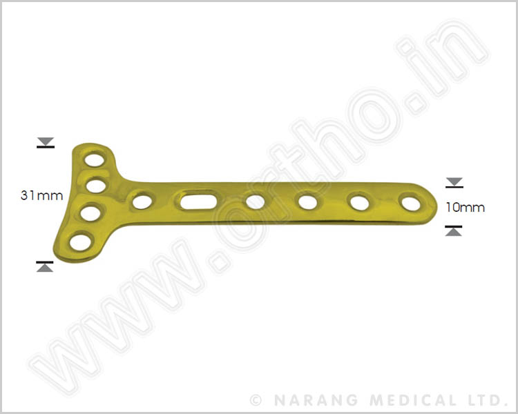 T-Plate 3.5, Right Angled (4 Head Holes)